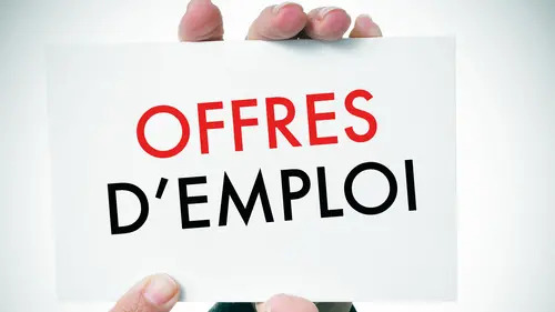 affiche avec offres d'emploi
