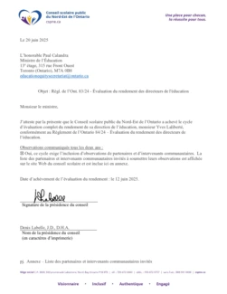 Lettre_ministre Calandra_confirmation écrite_achèvement de l'évaluation du DÉ.pdf