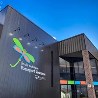 Entrée de l'École publique Passeport Jeunesse